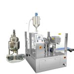 లిక్విడ్ & పేస్ట్ కోసం పిస్షన్ ఫిల్లర్‌తో ఆటోమేటిక్ ప్రీ-మేడ్ బ్యాగ్ ఫిల్ సీల్ ప్యాకేజింగ్