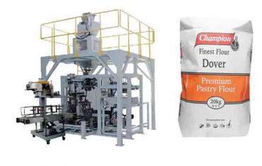 20kg పిండి ప్యాకింగ్ యంత్రం కోసం ఆటోమేటిక్ బ్యాగ్ యంత్రం